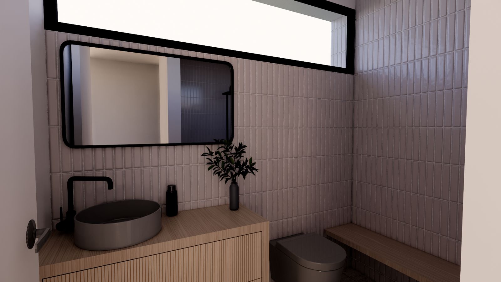 Baño de la villa